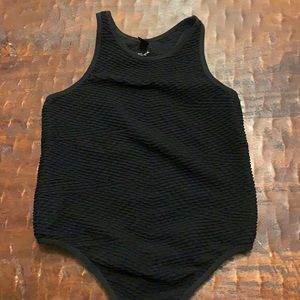 ribbed tank bodysuit